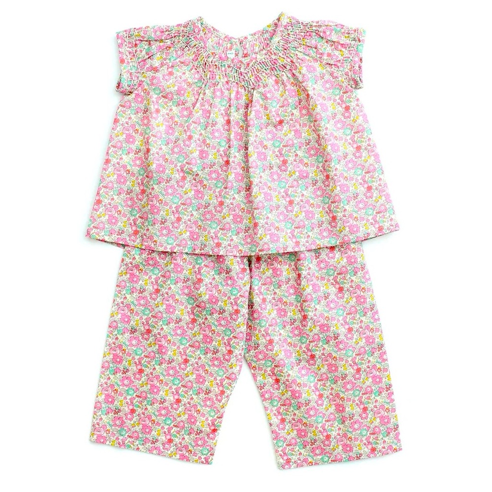 Flora and Henri cotton girls pajamas “Muriel” size 6
